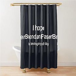 I Love Brendan Fraser Shower Curtain