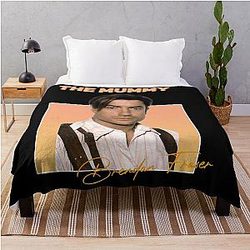 Brendan Fraser The Mummy Throw Blanket