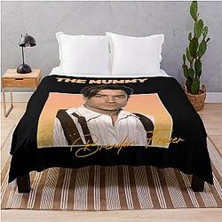 Brendan Fraser The Mummy Gift Throw Blanket