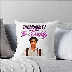 Brendan Fraser The Mummy By Podcast Throw Pillow