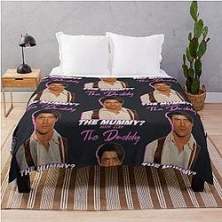 Brendan Fraser The Mummy A Throw Blanket