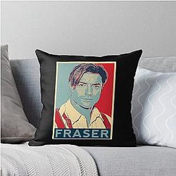 Brendan Fraser Art  - The Mummy Throw Pillow