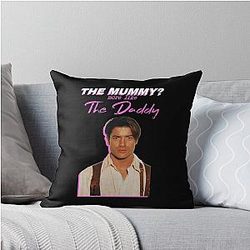Brendan Fraser The Mummy Throw Pillow
