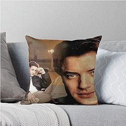 Brendan Fraser Throw Pillow
