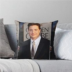 Brendan Fraser Business Throw Pillow