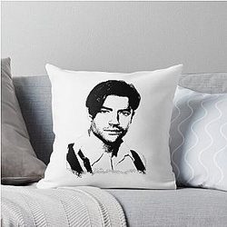 Brendan Fraser Portrait - By Phatvo Throw Pillow