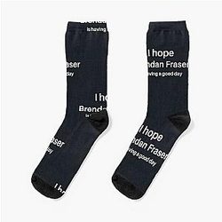 I love Brendan Fraser socks