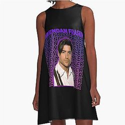 Brendan Fraser Fan Art Gift A-Line Dress