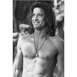 Brendan Fraser Poster 12x18 inches