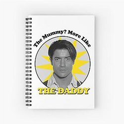 The Mummy Brendan Fraser Spiral Notebook