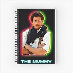 Brendan Fraser The Mummy Spiral Notebook