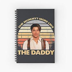 Brendan Fraser Spiral Notebook