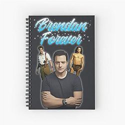 Brendan Fraser Spiral Notebook