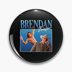Brendan Fraser Retro Fan The Mummy Pin