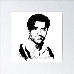 Brendan Fraser Portrait - By Poster