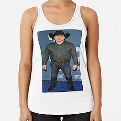 Cowboy Brendan Fraser Racerback Tank