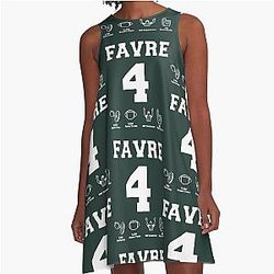 Brett Favre - Career Stats Unlined Dress
