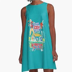 Funny Brett Favre For Men Women Design L Best Women 90s Retro Funny T Trending Now A-Line Dress