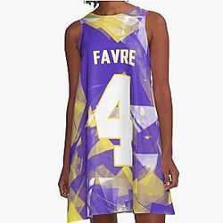 Brett Favre Jersey A-Line Dress