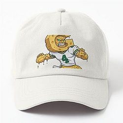 Green Bay Packers Angry QB Brett Favre Furious NFL Art Dad Hat