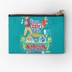 Funny Brett Favre S for Men Women Design Trending Now Zipper Pouch
