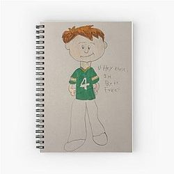 Brett Favre Spiral Notebook
