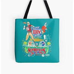 Funny Brett Favre For Men Women Design 1 L Best Women 90s Retro Funny T Trending Now All Over Print Tote Bag