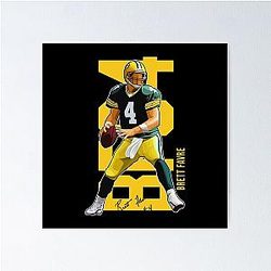 Brett Favre Ready To Pass Poster