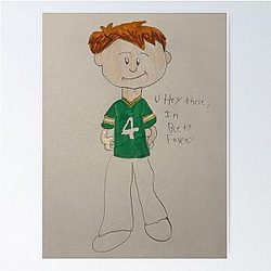 Brett Favre Backyard Football Poster