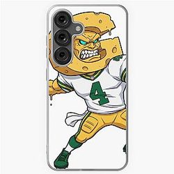 Green Bay Packers Brett Favre Furious NFL Art Case for Samsung Galaxy