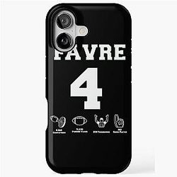 Brett Favre Career Stats Essential Tough Case