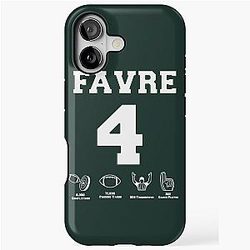 Brett Favre Career Stats iPhone Case