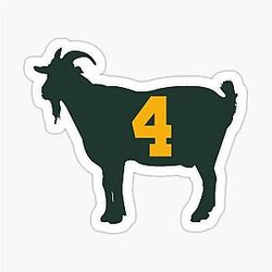 The Goat Brett Favre Sticker