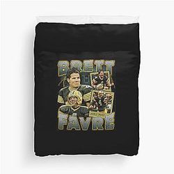 Brett Favre Retro Duvet Cover