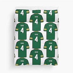 Brett Favre Jersey Duvet Cover