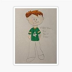 Brett Favre Backyard Football Sticker