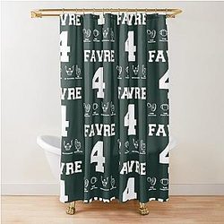 Brett Favre Career Stats Shower Curtain
