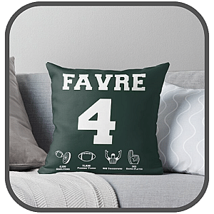 Brett Favre Pillows Cover