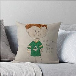 Brett Favre Backyard Football Throw Pillow