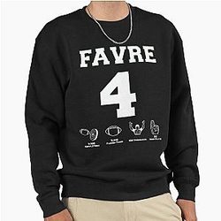 Brett Favre Career Essentials T Shirt Pullover Sweatshirt