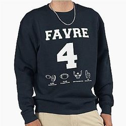 Brett Favre Career Stats Sweatshirt