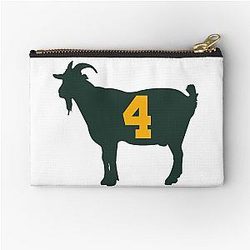 The GOAT Brett Favre Zipper Pouch