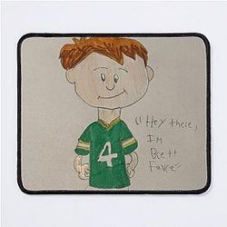 Brett Favre Backyard Football Mouse Pad