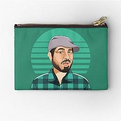 Impractical Jokers - Brian Quinn Awesome Retro Style Vector Zipper Pouch