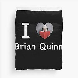 i love Brian Quinn Duvet Cover