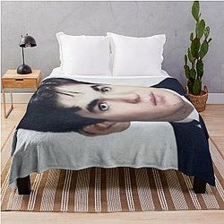 Young Brian Quinn Throw Blanket