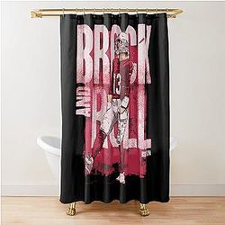 Brock Purdy Football Shower Curtain