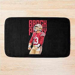 Brock Purdy After Touchdown Bold Bath Mat