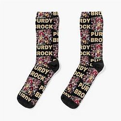 Brock Purdy celebrating Socks