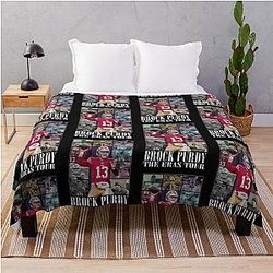 Brock Purdy Eras Tour Throw Blanket